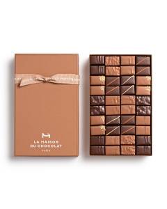 Pralinés Gift box 40 chocolates on a white background